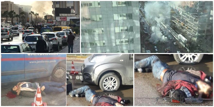 İZMİR PATLAMASINDAN KORKUNÇ GÖRÜNTÜLER
