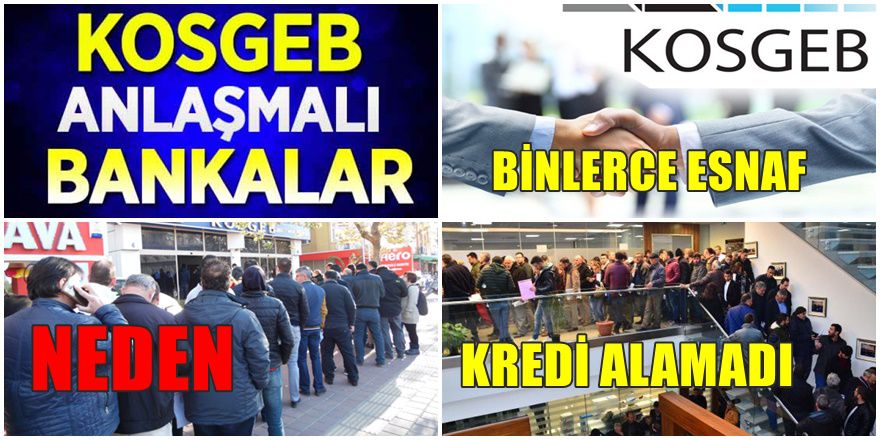 ESNAFA FAİZSİZ KREDİ ŞOKU