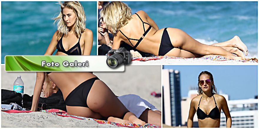 Selena Gomez'den bikini şov