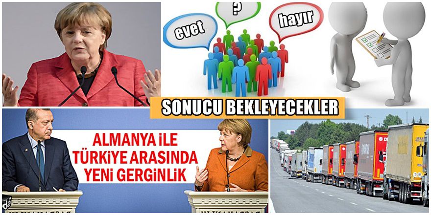 Merkel'den ""Flaş "REFERANDUM" Açıklaması