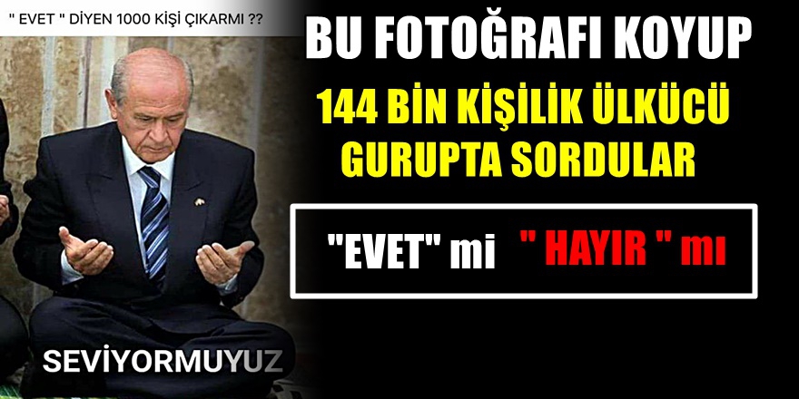 Referandum Sonrası en doğru çıkan Ülkücülerin Anketi oldu 1