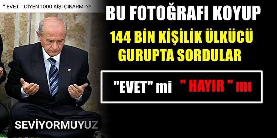 Referandum Sonrası en doğru çıkan Ülkücülerin Anketi oldu