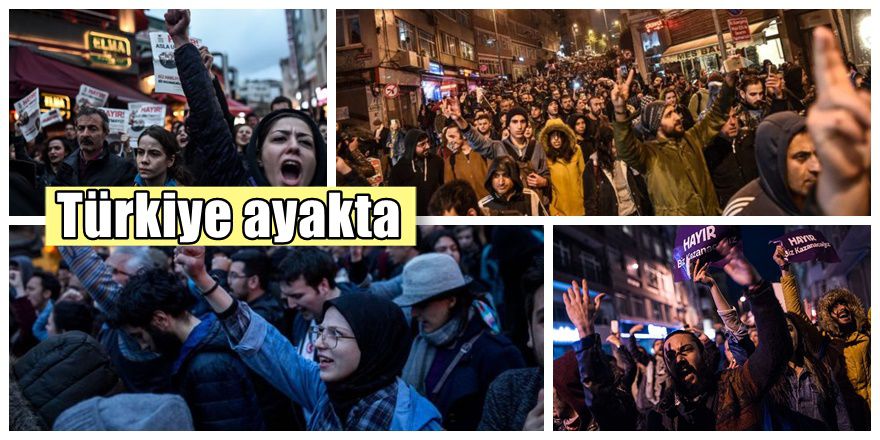BBC Yazdı ; Türkiye'de halk sokakta