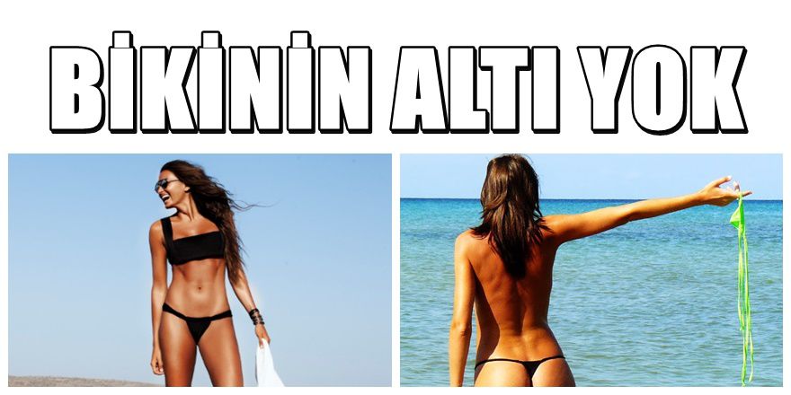 Eda Taşpınar'dan ' bikinisiz ' poz