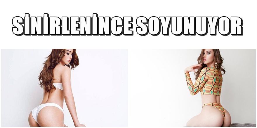Havalı sunucu Yanet Garcia öfkelendi yine soyundu 1