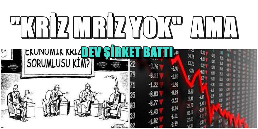 Dev şirket iflas etti