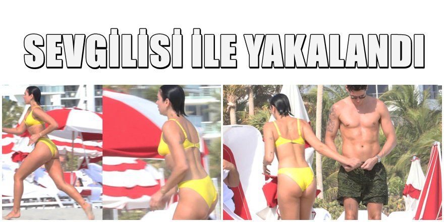 ÜNLÜ ŞARKICI Sarı bikinisi ile kış ortasında yürek hoplattı
