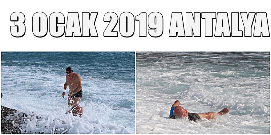 Antalya'da Ocak Ayında plaj keyfi 1