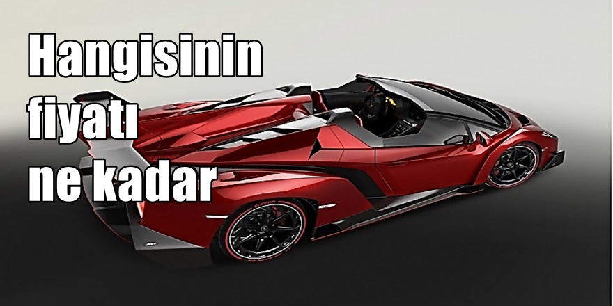 Dünyanın en pahalı 13 otomobili 1