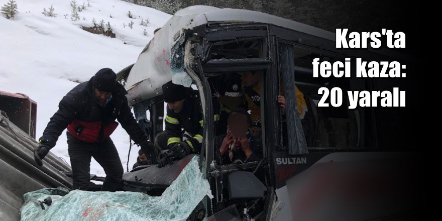 Midibüs İle Tır Çarpıştı: 20 Yaralı