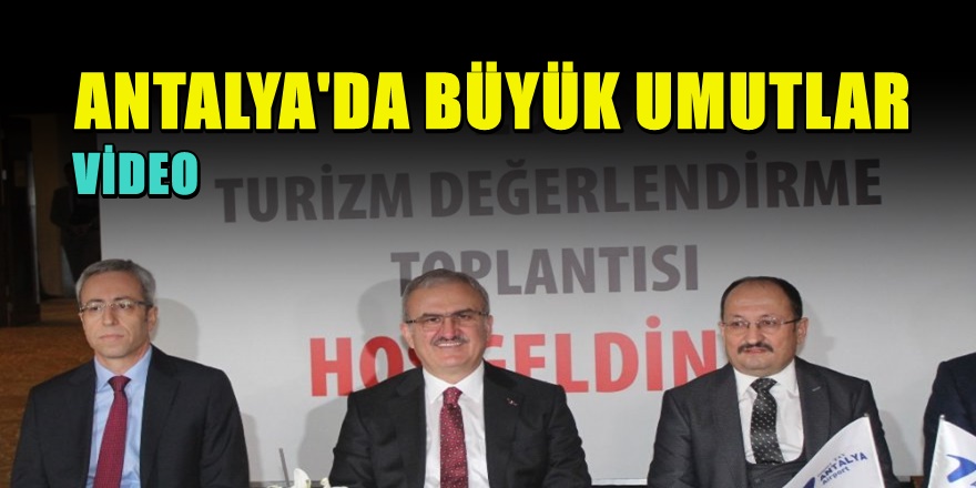 Antalya'da 16 Milyon turist beklentisi