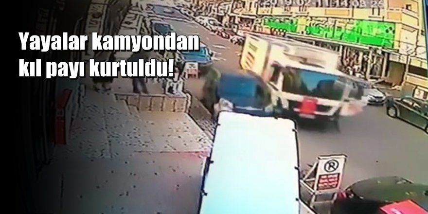 Freni Boşalan Kamyon Ortalığı Birbirine Kattı