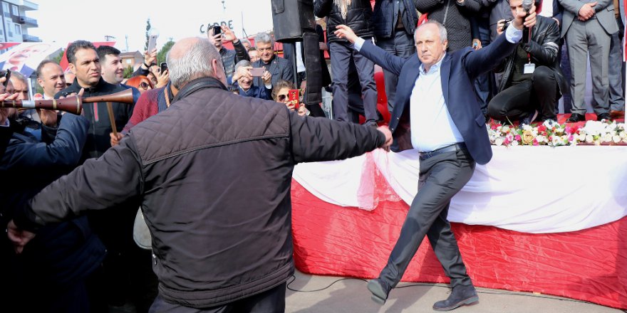 Samsun Muharrem İnce'nin bu görüntülerini konuşuyor