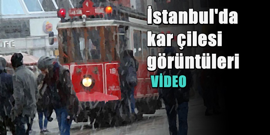 İstanbul'da Kar Çilesi ;