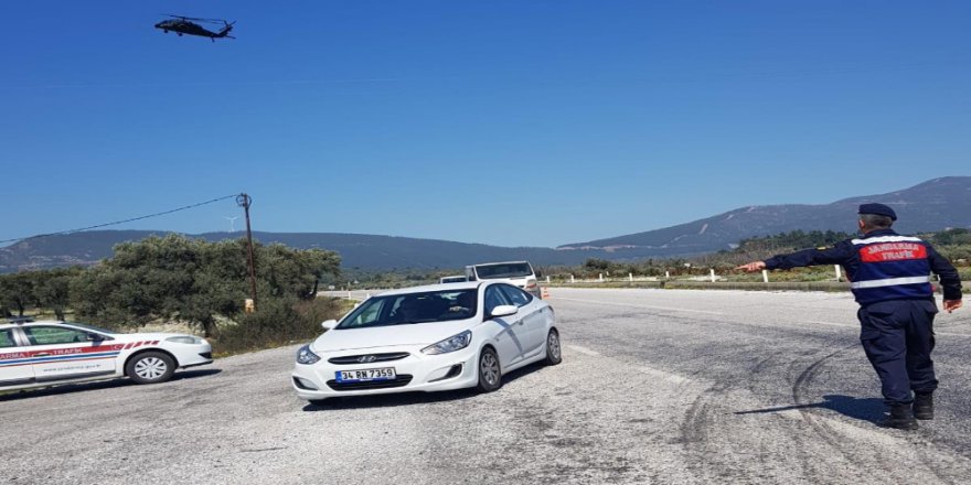 Hata Yapan Sürücüleri Polis Havadan Böyle yakaladı