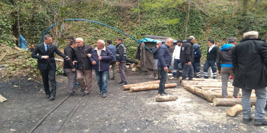 Zonguldak'ta Kaçak Maden Ocağında Göçük