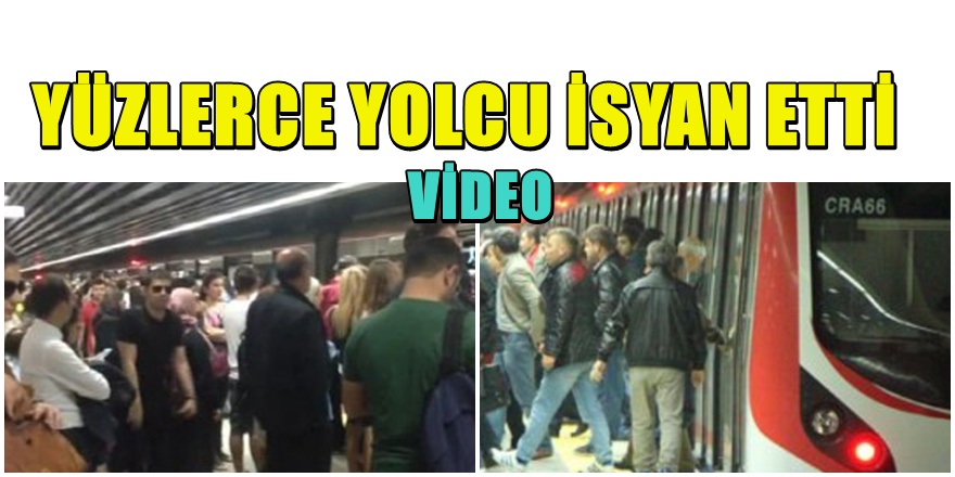 Marmaray'da Teknik Arıza İsyanı ;1 Kişi Gözaltında