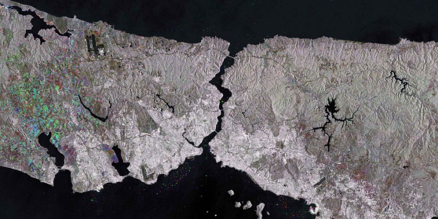 Avrupa Uzay Ajansı İstanbul Boğazı’nı Görüntüledi