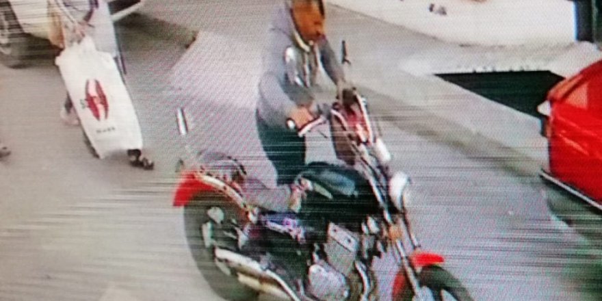 Tekirdağ'da Motosiklet hırsızı kameraya Böyle yakalandı