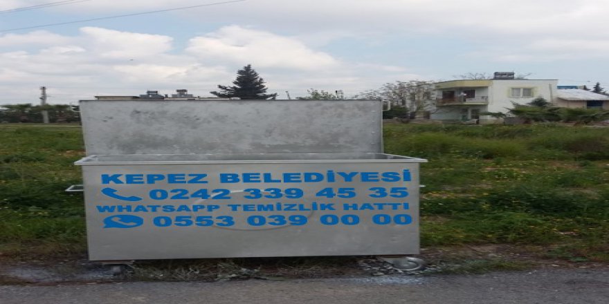 Kepez’den ‘Whatsapp Temizlik Hattı’