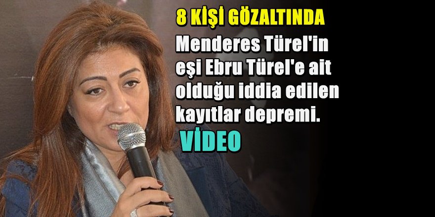 Antalya'da Menderes Türel'in Eşi Ebru Türel Depremi