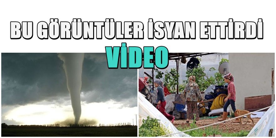 Antalya'da Hortum Dehşeti; Savaş Alanı Gibi