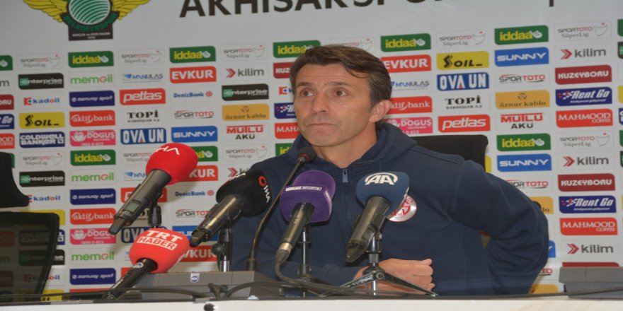 Bülent Korkmaz: ”Oyuncularımı Tebrik Ediyorum”