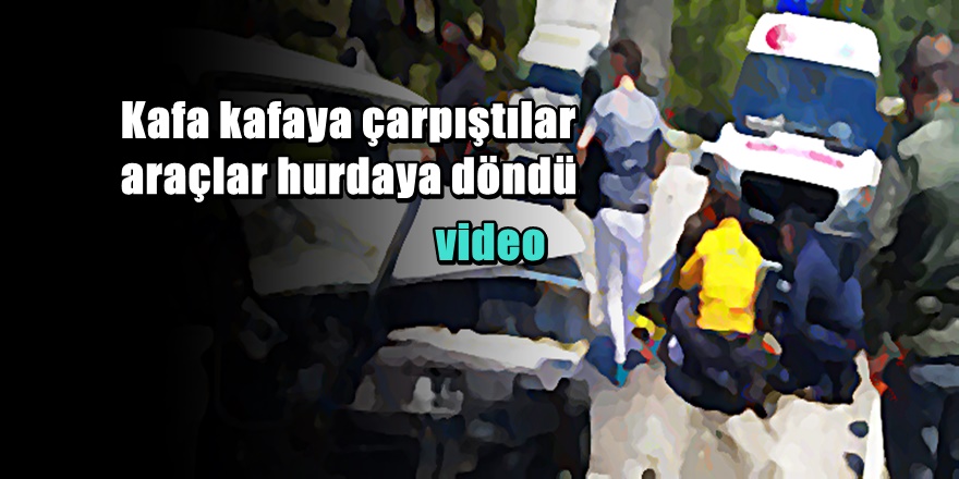 Antalya’da İki Otomobil Kafa Kafaya Çarpıştı: 2 Yaralı