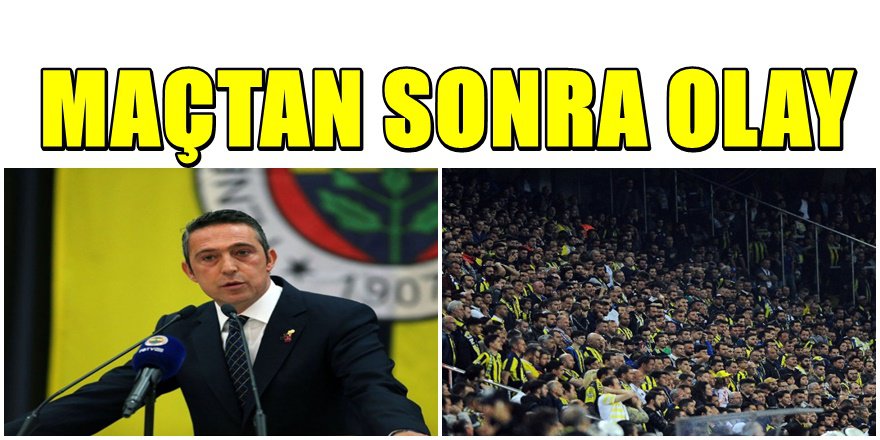 Taraftar Türbinden Ali Koç'a Tepki Gösterdi