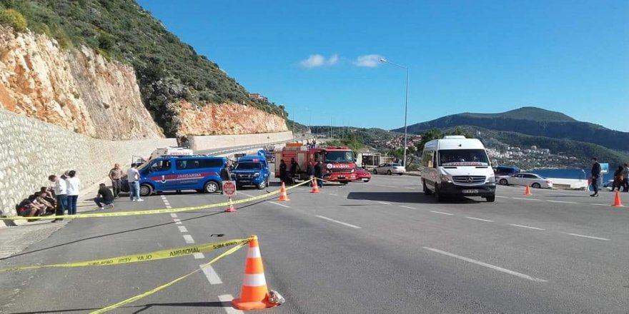 Antalya Kaş'ta Feci Kaza 1 Ölü