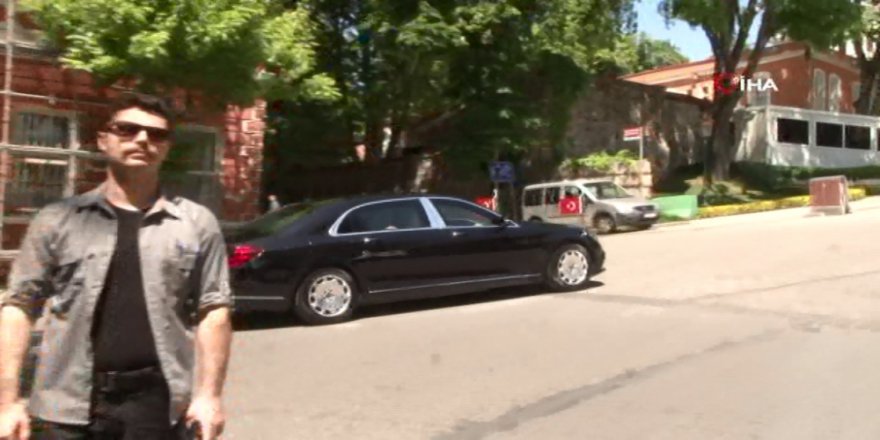 Cumhurbaşkanı Erdoğan Mabeyn Köşkü’ne Geldi