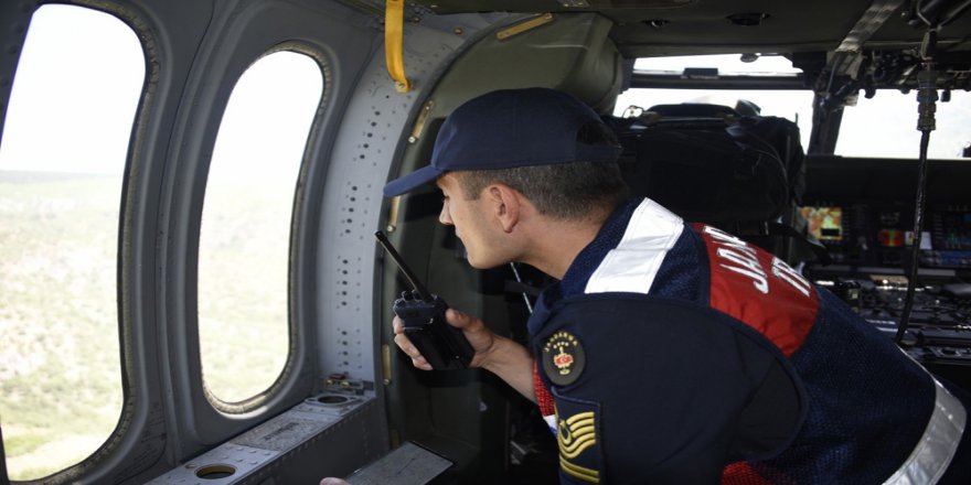 Ramazan Bayramı Öncesinde Helikopterle Trafik Denetimi