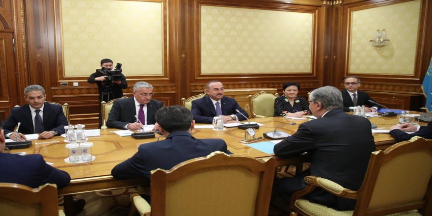 Çavuşoğlu: “Nazarbayev, Ortaya Büyük Bir Vizyon Koymuştur”