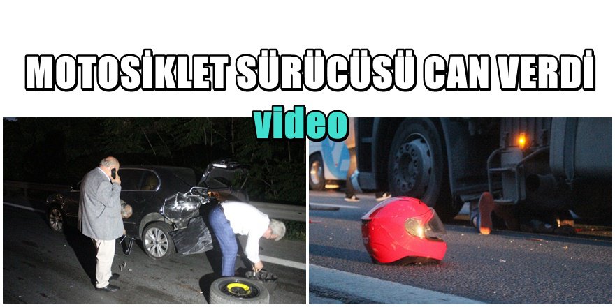 TEM'de Yola Dökülen Gübre Faciası; 1 Motosikletli Öldü 2 Yaralı