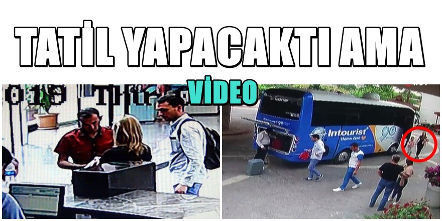 Antalya'ya Rus Turistin Feci Ölümü Kamerada