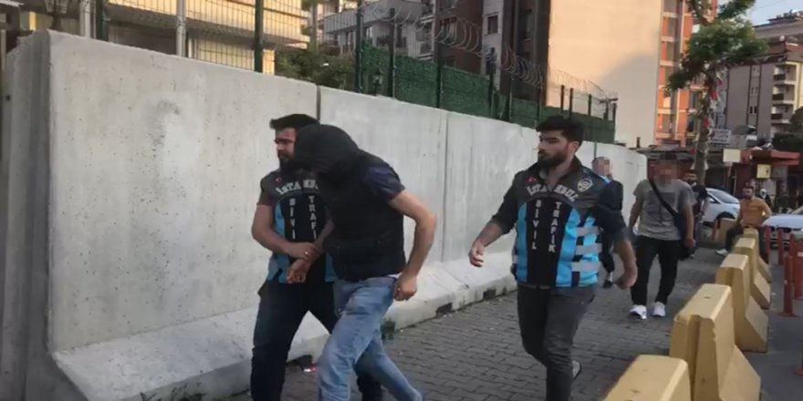 İstanbul’da Makas Yarışı Yapan Magandalar Yakalandı
