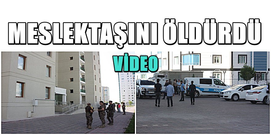 Diyarbakır'da Polis Cinneti; Kadın meslektaşını Öldürdü