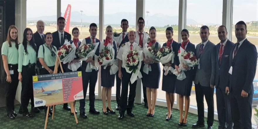 Corendon Airlines, İzmir Uçuşlarına Başladı