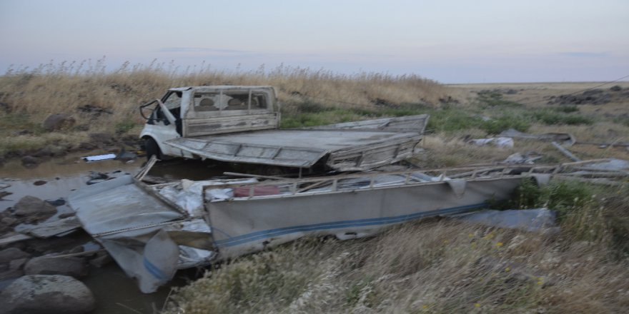 Şanlıurfa’da Pikap Şarampole Devrildi: 6 Yaralı