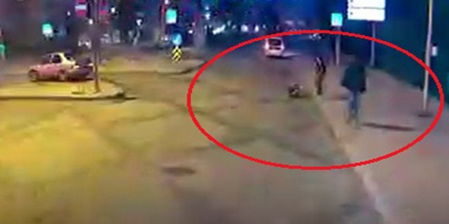 Kocaeli'de Sokakta Dehşet Kamerada