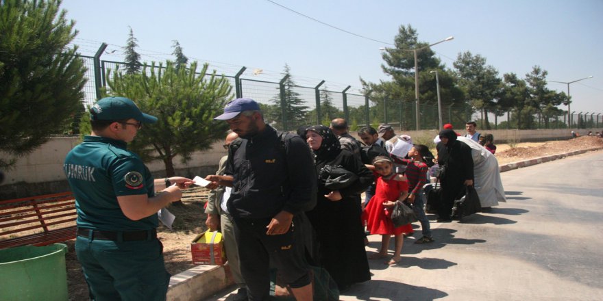 Bayramı Ülkesinde Geçiren 6 Bin 500 Suriyeli Dönüş Yaptı