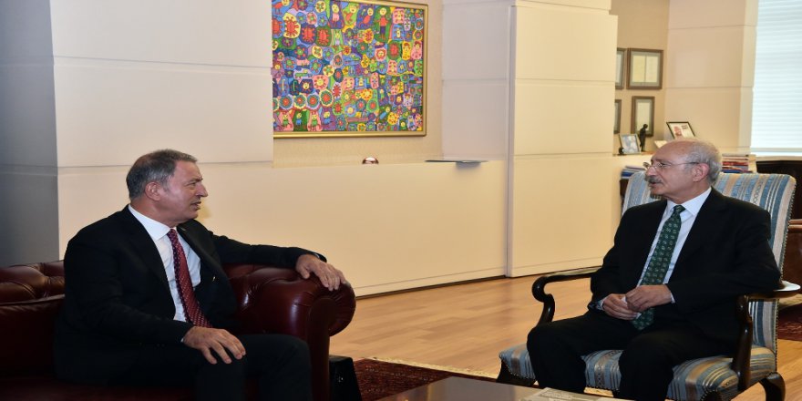 Bakan Akar’dan Chp’ye Ziyaret