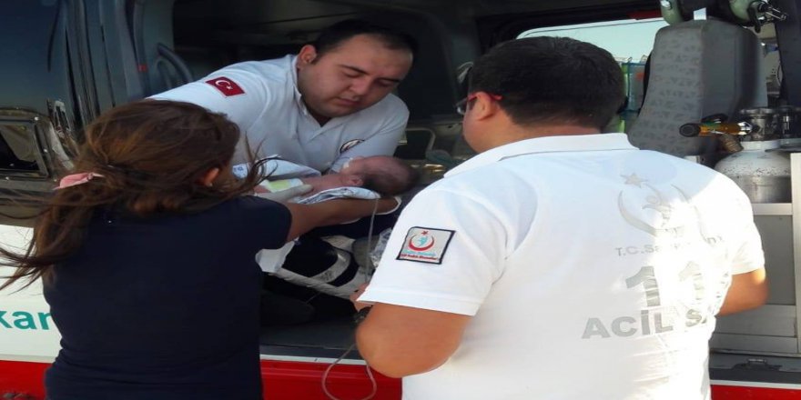 Yeni Doğan Bebek Helikopter Ambulansla Denizli’ye Sevk Edildi