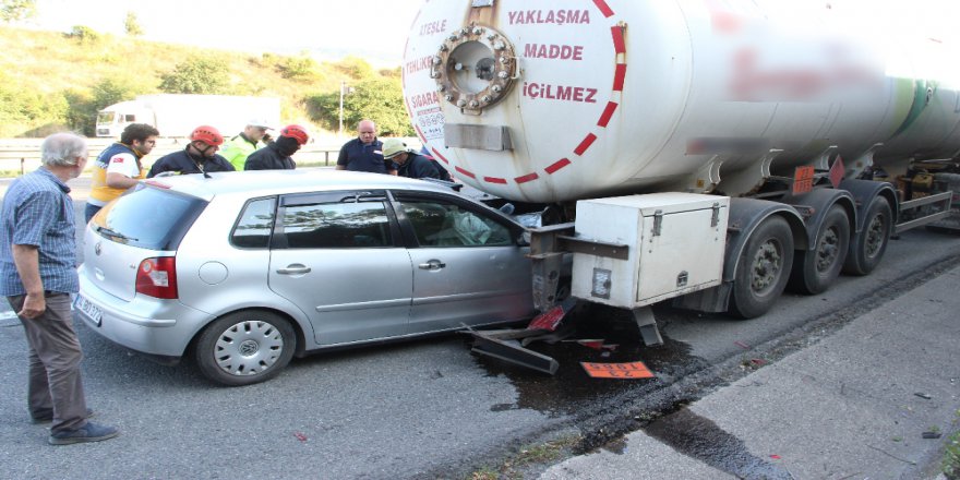 Düzce'de Feci kaza 1 Ölü 1 Yaralı