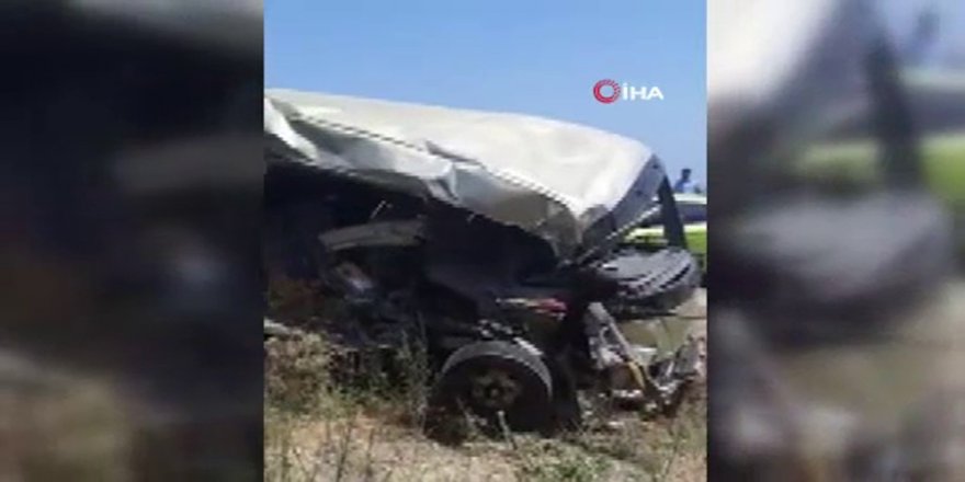 Kıbrıs'ta Feci kaza 1 Ölü 5 Yaralı