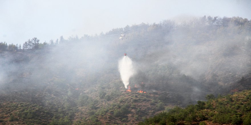 Dalaman’daki Yangın Yeniden Aktif Hale Geldi