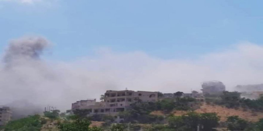 Esad Rejimi Ve Rus Uçaklarından Suriye Sivil Savunma Binasına Saldırı