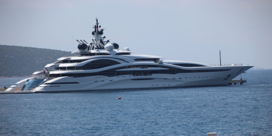 Katar Emirinin 300 Milyon Dolar Değerindeki Yüzen Sarayı Bodrum’da