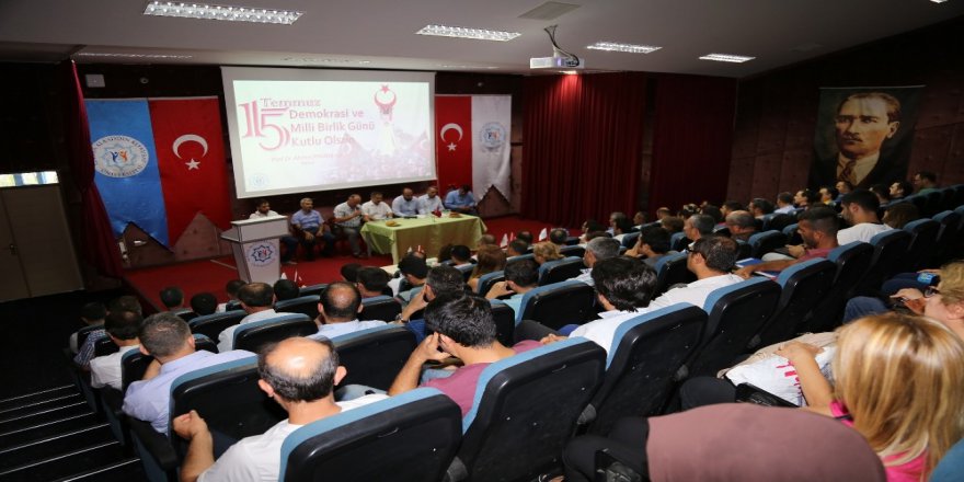 Alaaddin Keykubat Üniversitesi 15 Temmuz’u Unutmadı