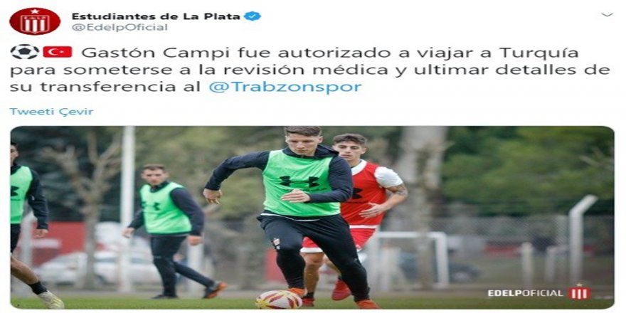 Gaston Campi Trabzon’a Geliyor